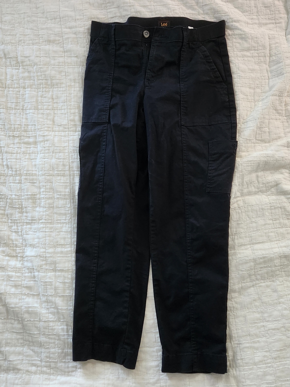 Lee Black Cargo Workwear Pants